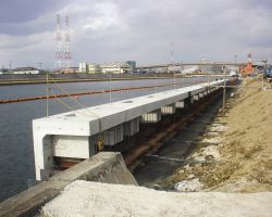 一級河川神崎川護岸補修工事(城島橋下流左岸)